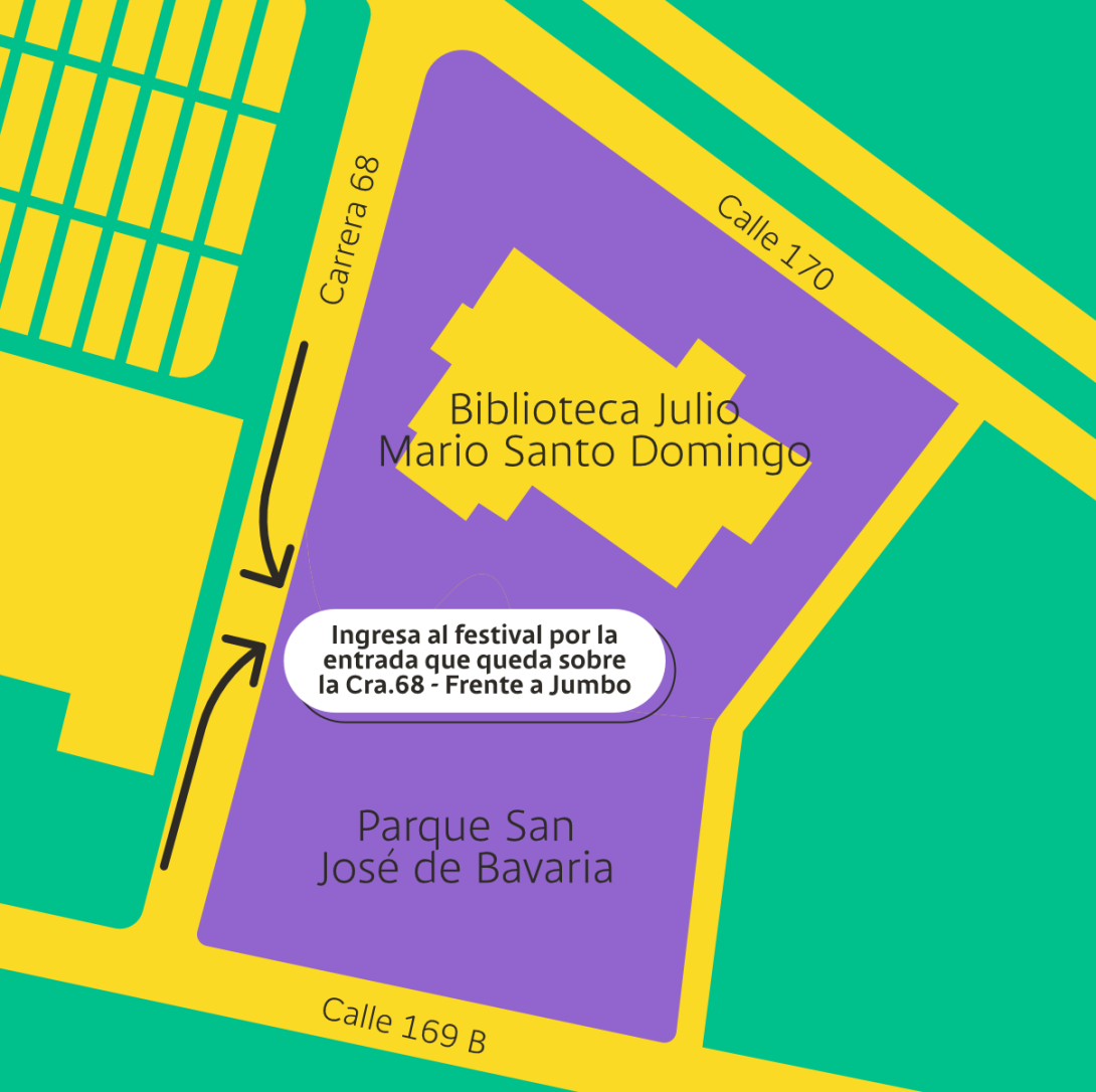 Mapa acceso Bogotá